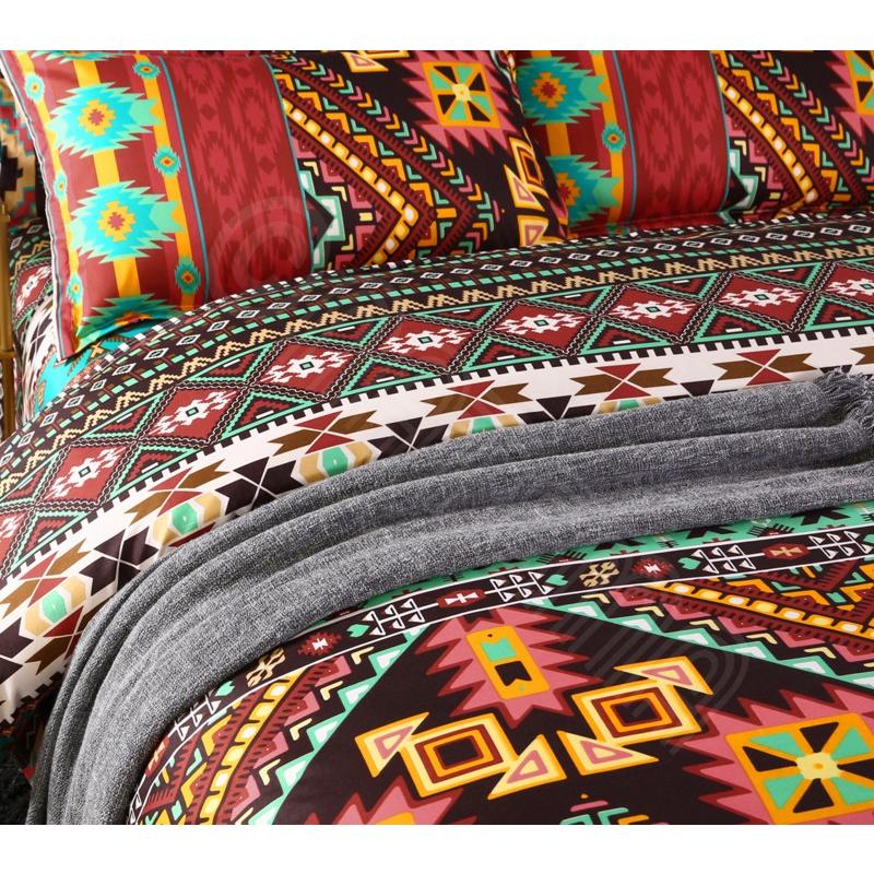シングル サイズ 布団カバー シーツ 枕カバー 3点セット 民族