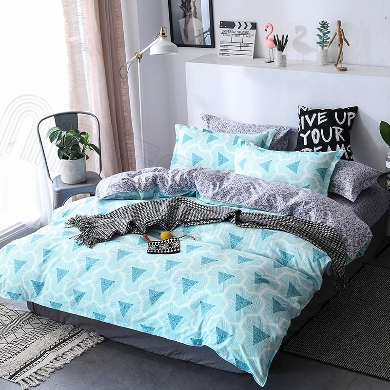 ダブルサイズ シーツセット 布団カバー 枕カバー 4点セット 北欧