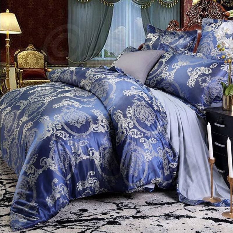 ダブル クイーン 兼用サイズ 4点セット 夏は涼しく冬は暖か 優雅