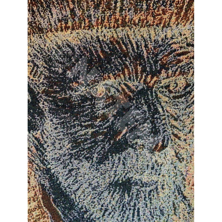 ブランケット 総柄 柄 1年中使用できる素材感 キャンプ ゴッホ 星月夜