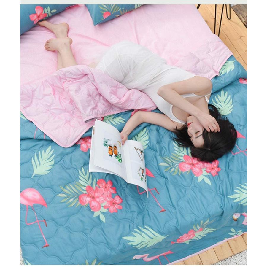 肌掛け 夏布団 キルト仕様 150x0cm キルトケット 夏用 ブランケット エアコン対策 シングルサイズ 丸洗い選択可能 フラミンゴ オシャレ おしゃれ Wigggy Wigggy 通販 Yahoo ショッピング