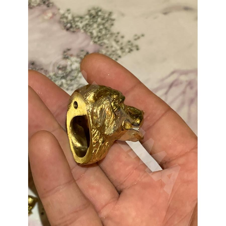 真鍮 引き出し 取っ手 つまみ 2個セット キノコ きのこ マッシュルーム 