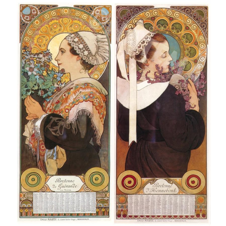 ミュシャ 布 タペストリー 絵画 アート アルフォンス Mucha インテリア
