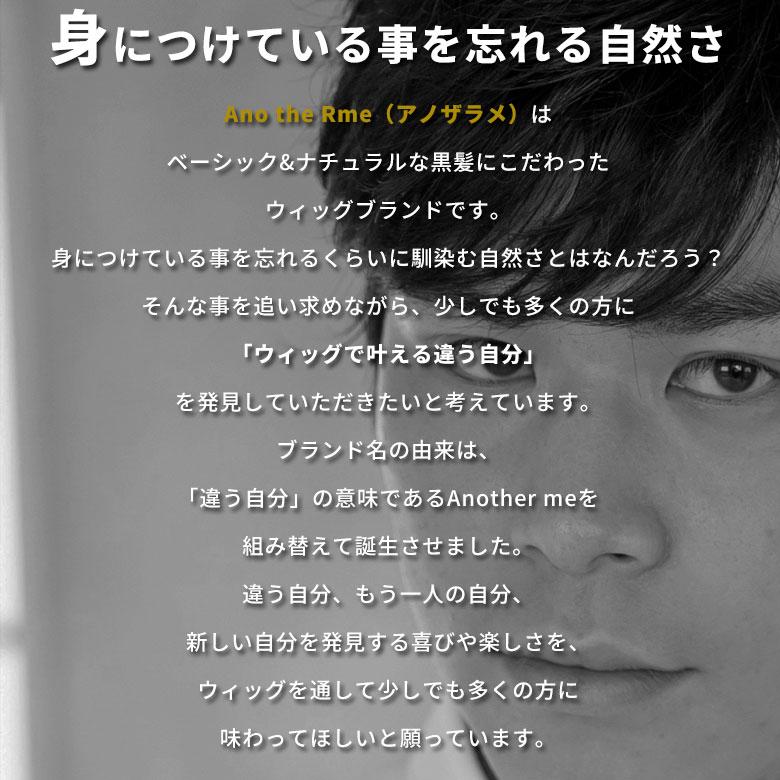 メンズウィッグ 605 男性用かつら 黒 ワイルドショート ブラック