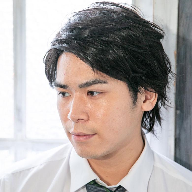 ウィッグ メンズ 606 男性用かつら 黒 スタイリングショート ブラック アノザラメ 黒髪 男性 カツラ FW-M02-BL 送料無料の画像