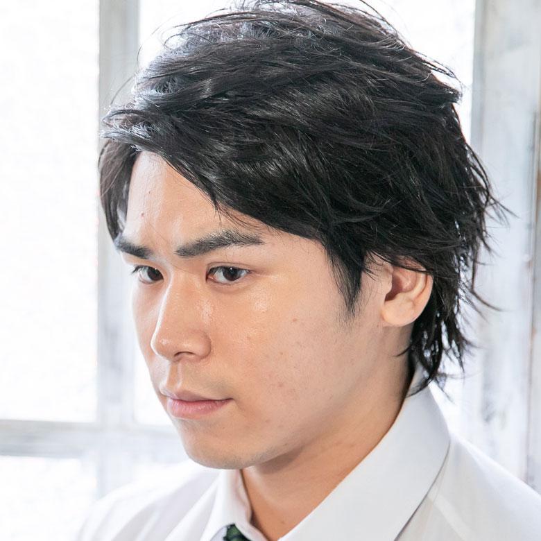 ウィッグ メンズ 606 男性用かつら 黒 スタイリングショート ブラック アノザラメ 黒髪 男性 カツラ FW-M02-BL 送料無料の画像