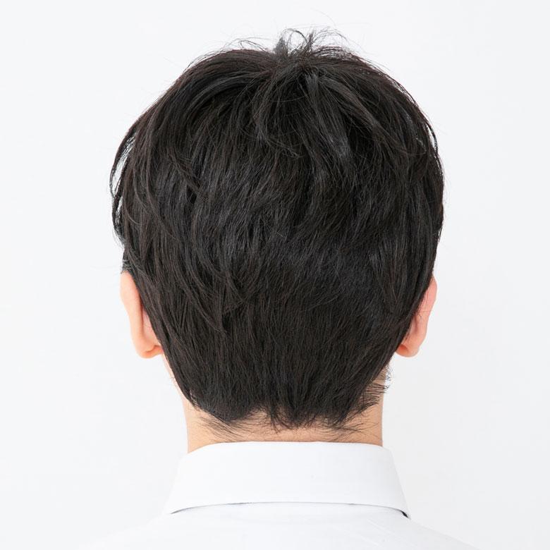 メンズ ウィッグ 男性用 かつら 100%人毛 黑色 人毛100％ メンズウィッグ 男性用かつら メンズウイッグ 医療用