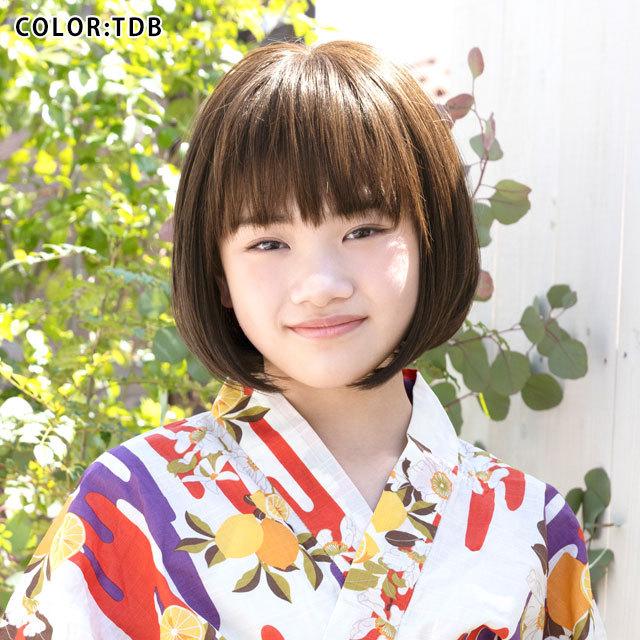 ウィッグ フルウィッグ プリシラ BO-10 ウィッグ 子供用にも お子様用医療ウィッグとしても 帽子ウィッグフィット ボブ 医療用 送料無料の画像