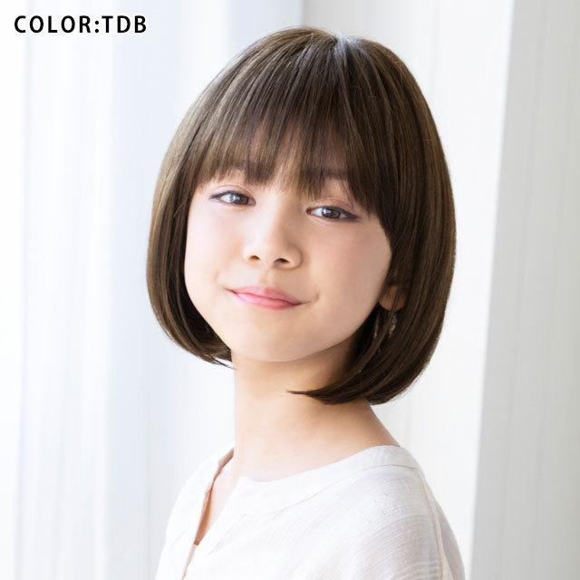 ウィッグ フルウィッグ プリシラ BO-10 ウィッグ 子供用にも お子様用医療ウィッグとしても 帽子ウィッグフィット ボブ 医療用 送料無料の画像