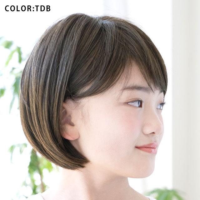ウィッグ フルウィッグ プリシラ BO-11 ウィッグ 子供用にも お子様用医療ウィッグとしても 帽子ウィッグフィット ショートボブ 医療用 送料無料の画像