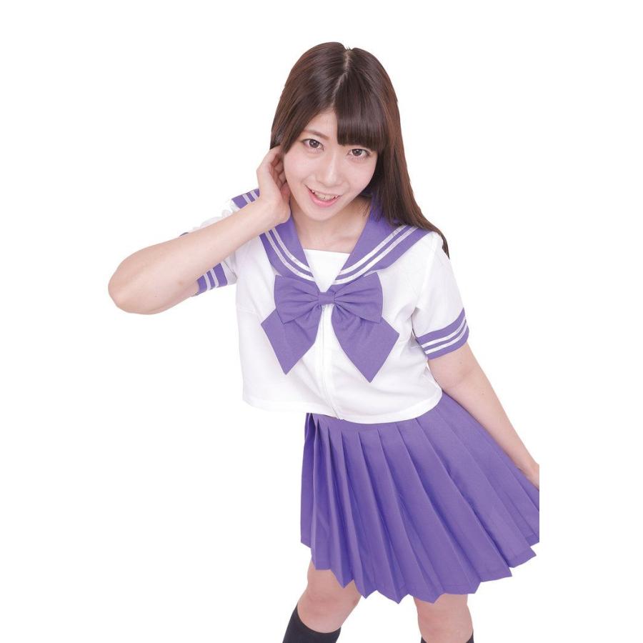 カラーセーラー 紫4l 仮装 衣装 コスプレ コスチューム アイドル 女装 男性用 Cl ウィッグランド 通販 Yahoo ショッピング