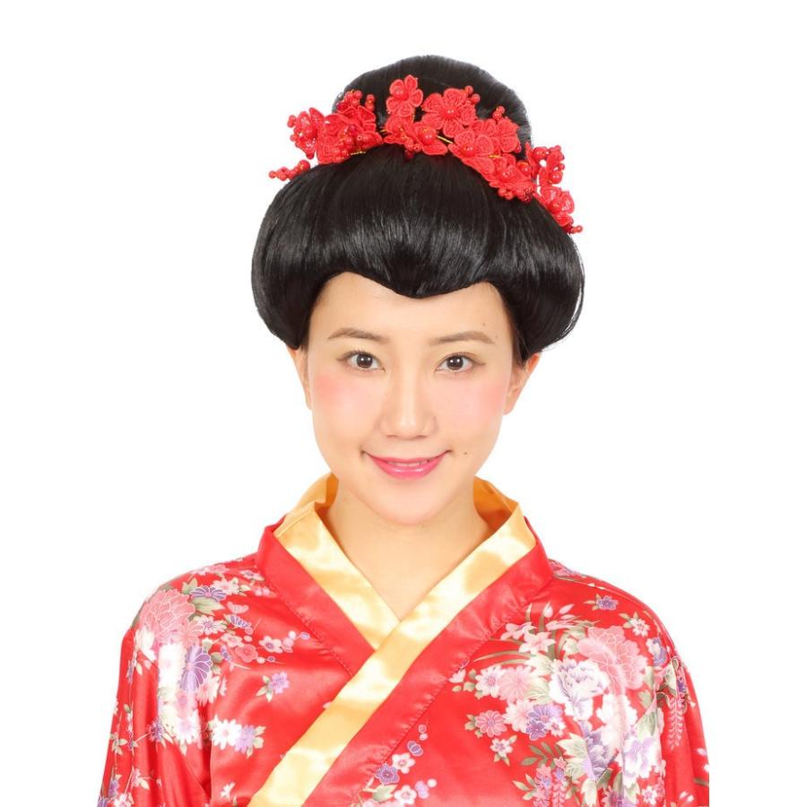 カツランド 日本髪 仮装 ウィッグ イベント コスプレ : ウィッグランド