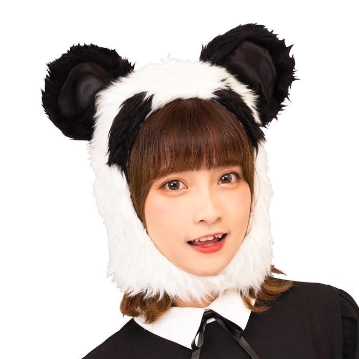 もふもふパンダさん 帽子 かぶりもの アニマル どうぶつ 仮装 かわいい 暖かい Cl19 ウィッグランド 通販 Yahoo ショッピング