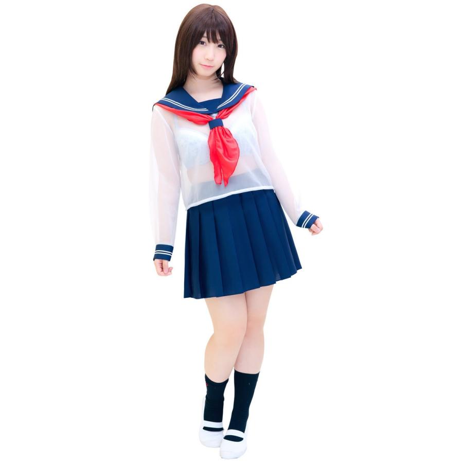 ぼくは透視能力を身につけた セーラー レディース コスプレ コスチューム シースルー Cl19 8531 ウィッグランド 通販 Yahoo ショッピング