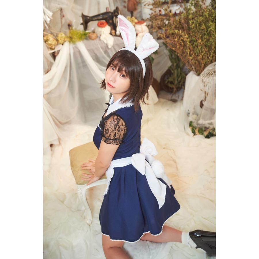 けもみみしっぽセット 白うさぎ コスプレ コスチューム インスタ