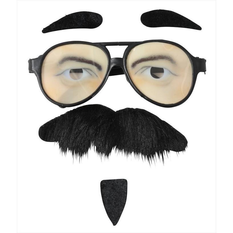 宴会の達人 でかメガネ ひげ めがね 仮装 変装 おもしろグッズ おもしろ雑貨 Cl19 1116 ウィッグランド 通販 Yahoo ショッピング