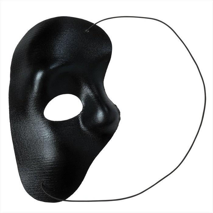 宴会の達人 半分仮面 黒 マスク 仮装 変装 おもしろグッズ おもしろ