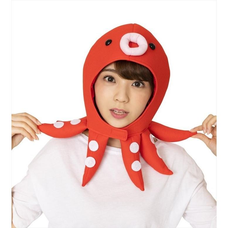 かぶりもん タコのかぶりもの 仮装マスク かぶりもの 変装 パーティーグッズ Cl 0317 ウィッグランド 通販 Yahoo ショッピング