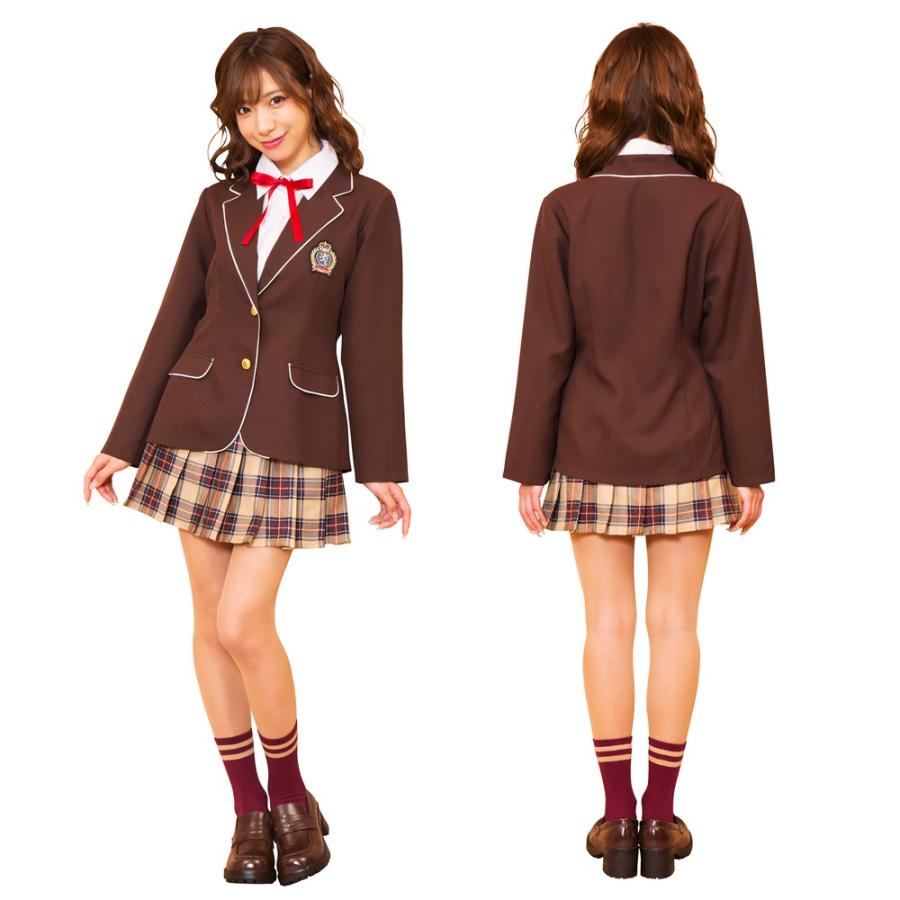 Glowholic プレッピーガール 女子高生 制服 コスプレ コスチューム 韓国アイドル風 Jk Cl 3653 ウィッグランド 通販 Yahoo ショッピング