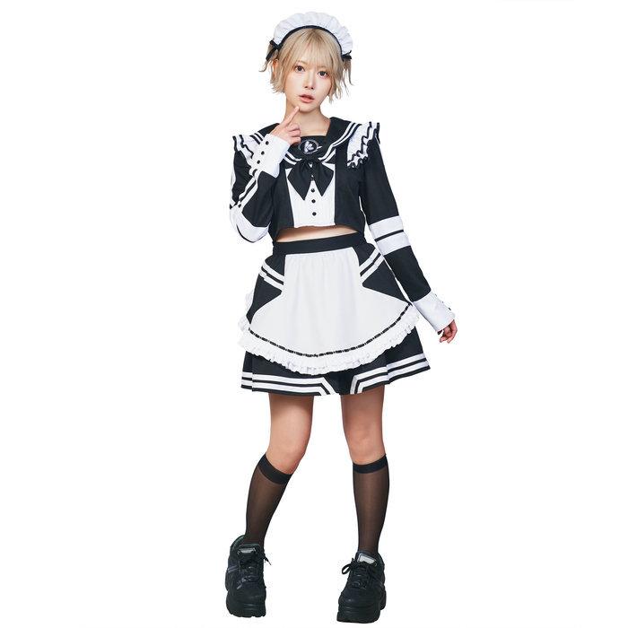 キルリモートコラボジャージメイド セパレート コスプレ コスチューム