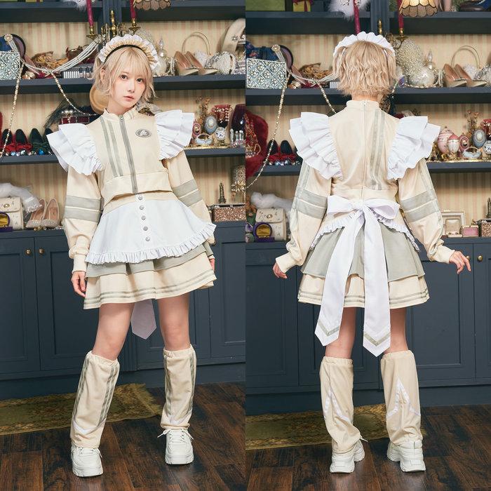 キルリモートコラボジャージメイド ワンピース コスプレ コスチューム