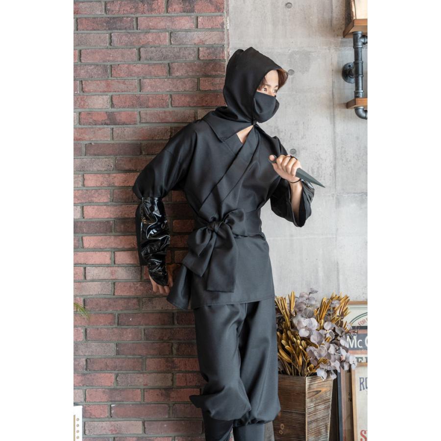 MENコス 黒忍者 コスプレ コスチューム メンズ なりきり 衣装