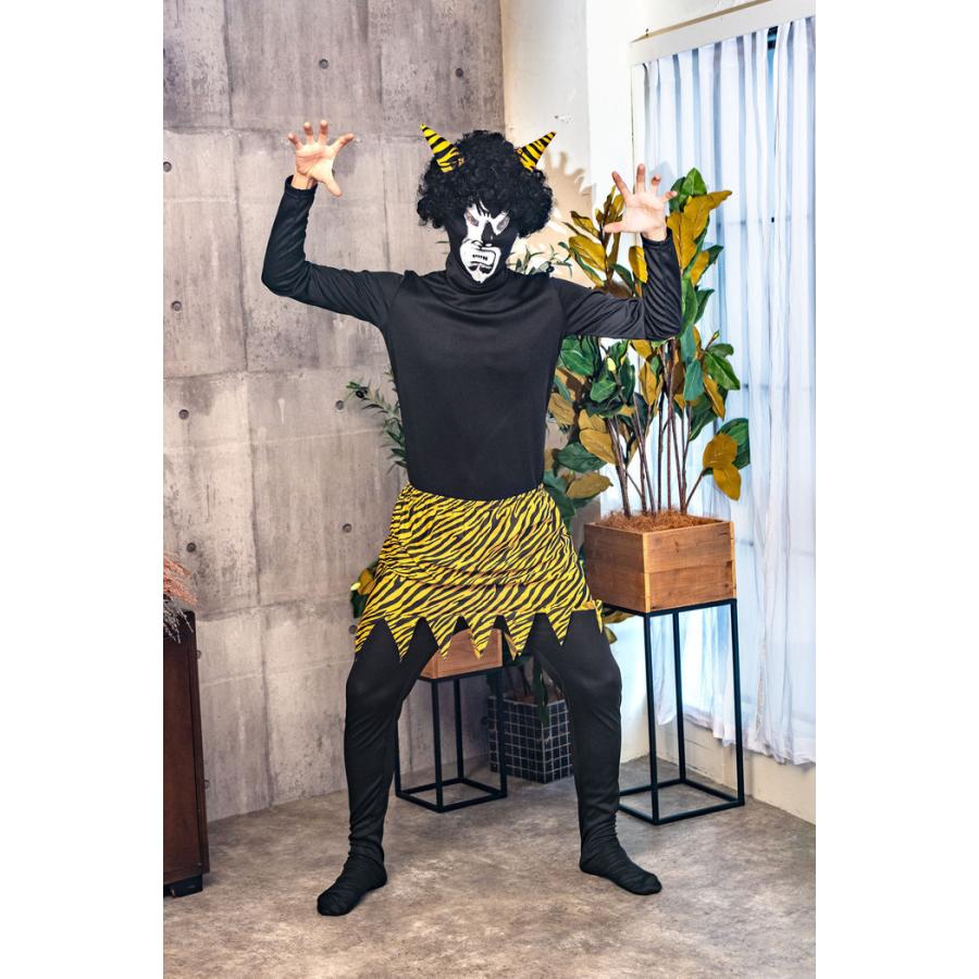 青鬼 赤鬼 衣装 赤鬼青鬼 お面 コスプレ 節分衣装 節分 リアル鬼 黒
