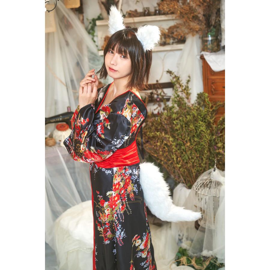けもみみしっぽセット 白きつね コスプレ コスチューム インスタ映え