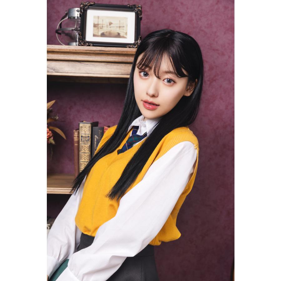 オルチャンセーラー ニットベスト イエロー×ブラック カワイイ韓国制服