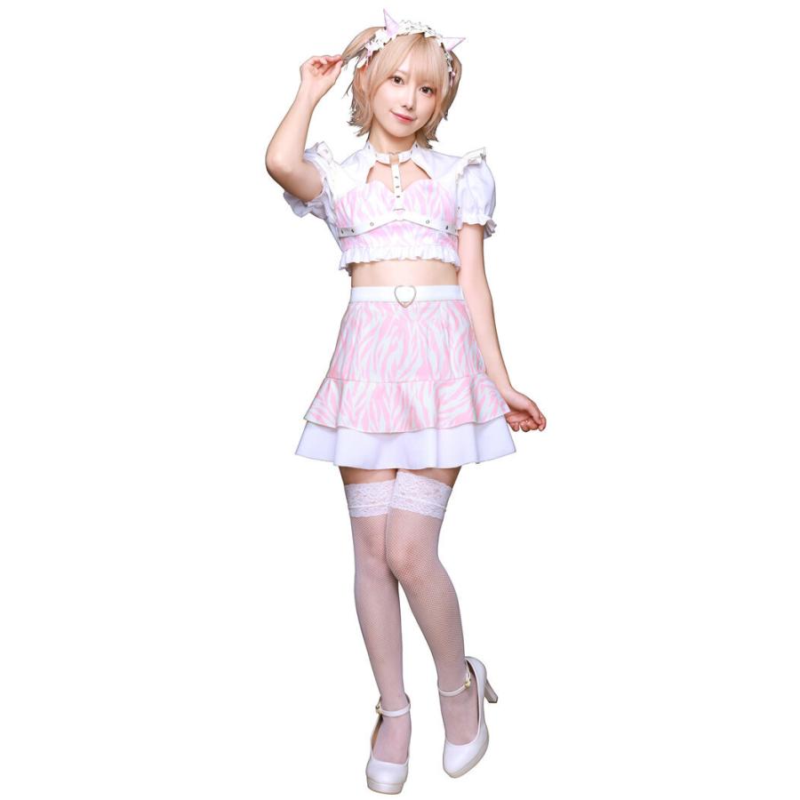 【nonnon】コスチュームセット　ピンク INAZUMA鬼girl パステルピンク 2025年節分 節分衣装 赤鬼 青鬼 お面 鬼