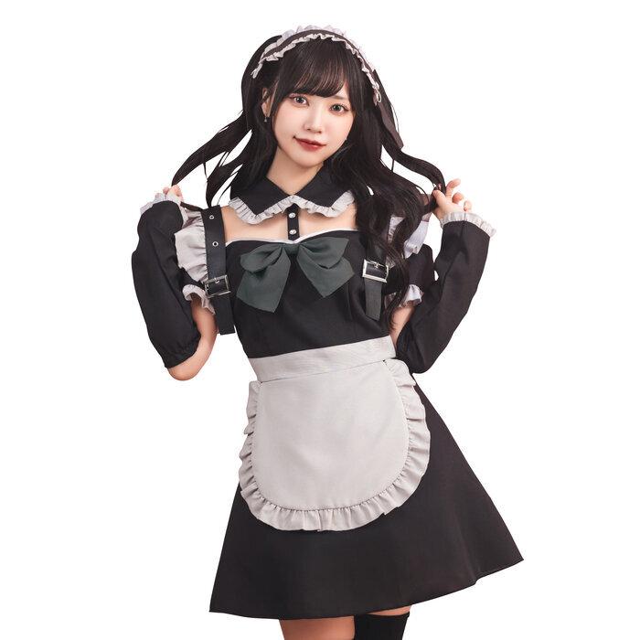 ヤムヤムヤミー 憂鬱メイド 闇可愛い地雷系コスチューム コスプレ