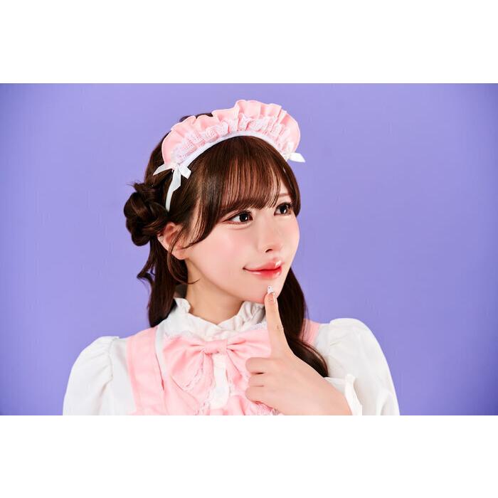 トッピングトップス メイドエプロン ピンク レディース コスチューム