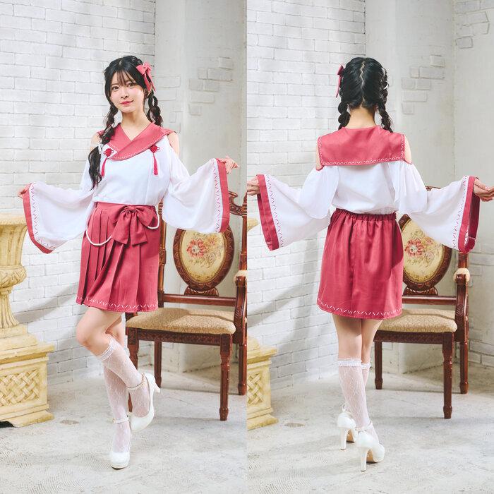 制服巫女 レディース 仮装 コスチューム コスプレ インスタ映え お正月