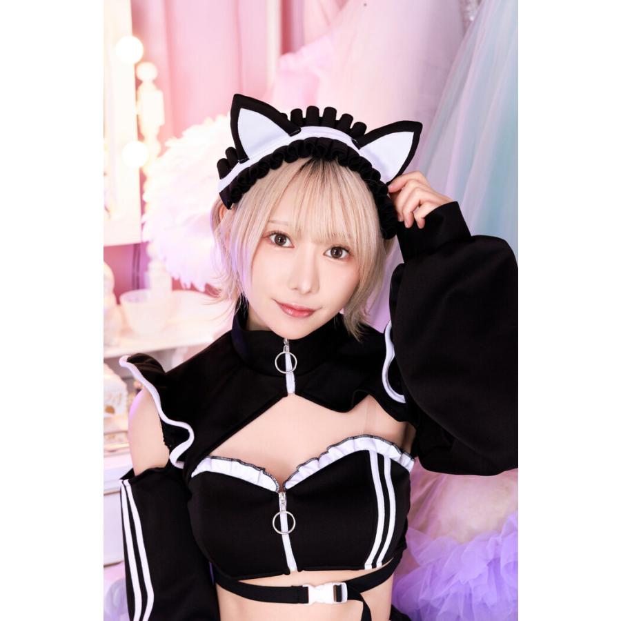 SugarWhip 猫耳ジャージメイド 黒 NP パッケージなし コスチューム