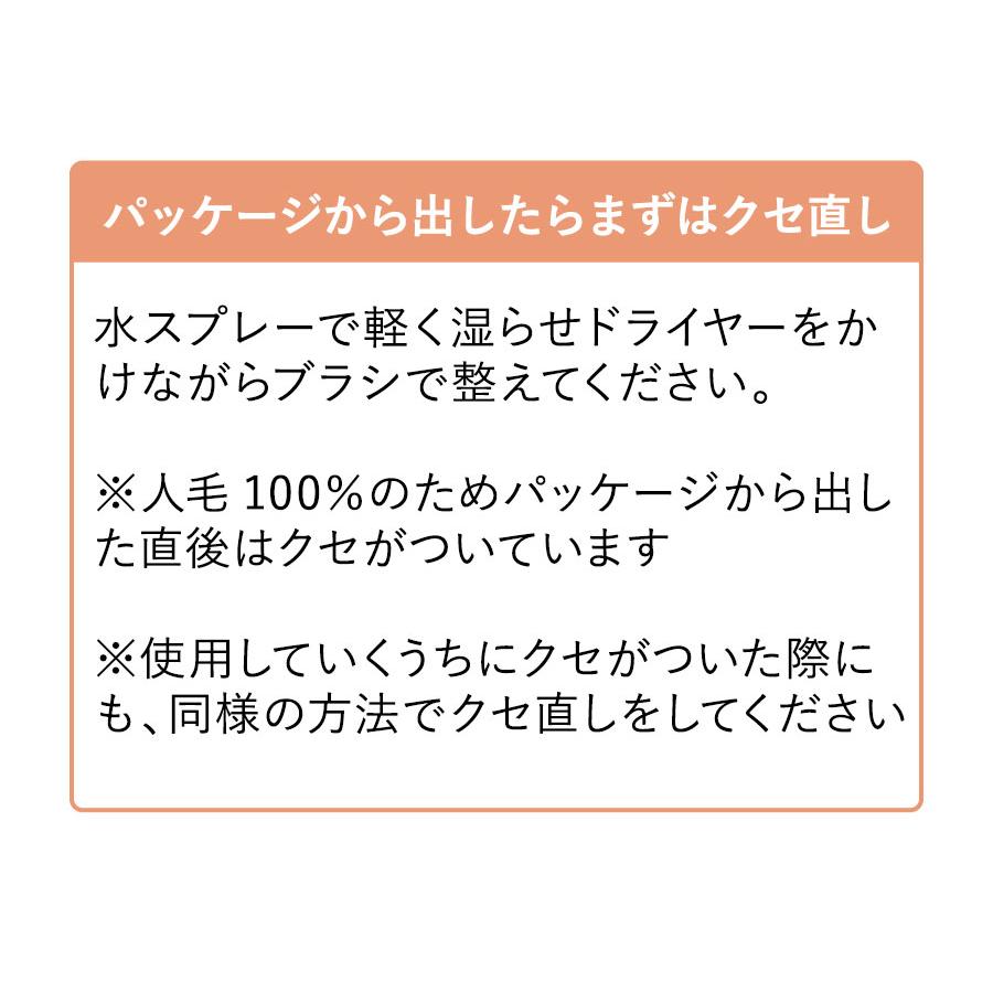 人毛100％ ウィッグ 人毛100％五分ウィッグ ショート プリシラ ヘアピース カバーピース（GB-10）の画像