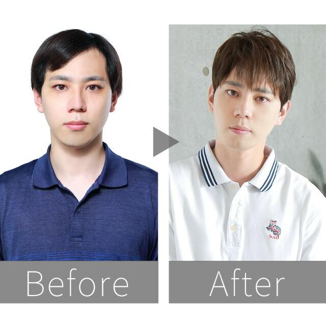 男性 かつら ウィッグ 部分 増毛 白髪 カツラ 薄毛 円形脱毛症 男性用 五分ウィッグ ボリュームショート メンズウィッグ プリシラ（GB-23）の画像