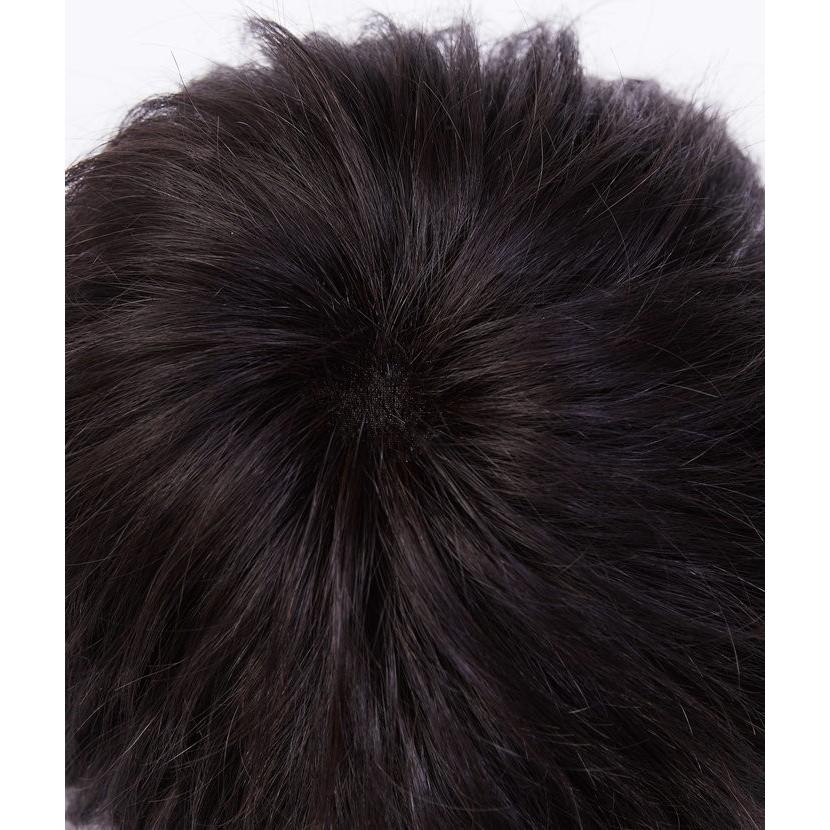 J-0614 カジュアルスタイル L ナチュラルブラック メンズウィッグ