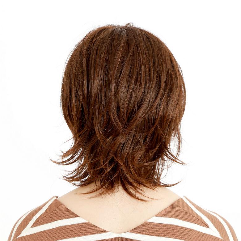 ウィッグ ラパンドアール ニュアンスミディアム ブラウニー J-1054