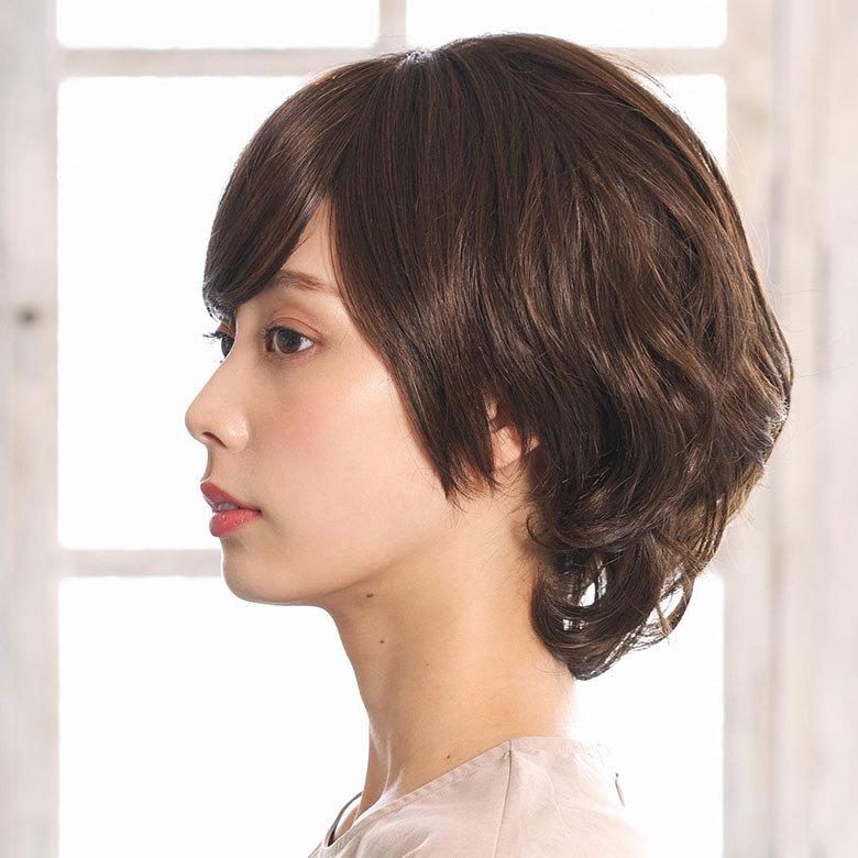 2021年 ウィッグ 女性用 かつら ホイップショート ショコラブラウン J