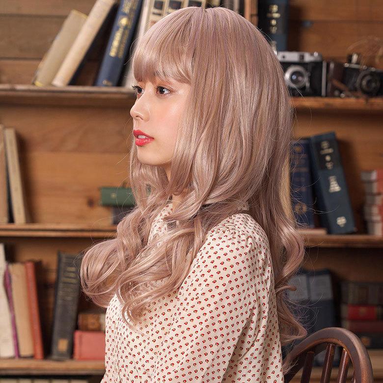 2021年 ウィッグ 女性用 かつら メルティロング クリーミーラベンダー