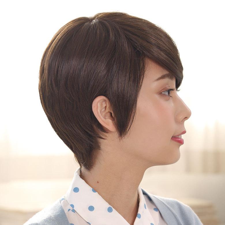 ブラウン ショートウィッグ （新品未使用）　値段変更 ウィッグ ショート/わがままウルフショート [wg361]