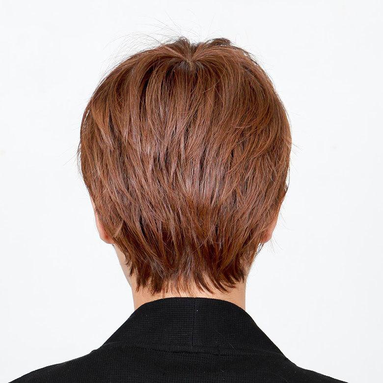 メンズウィッグ J-3496 男性用かつら マニッシュショート ブラウニー