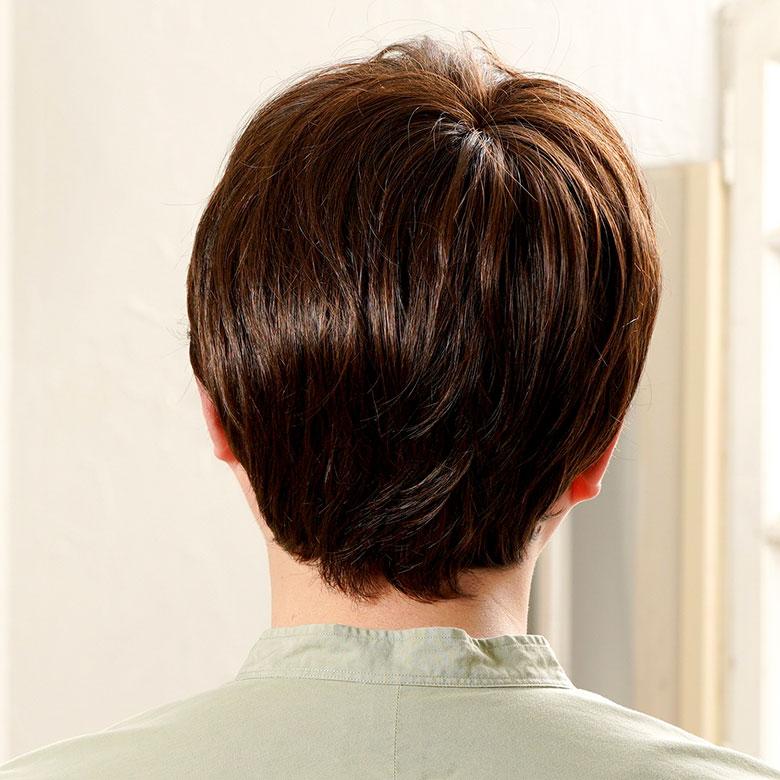 2023年 メンズウィッグ J-3517 男性用かつら スプリットショート