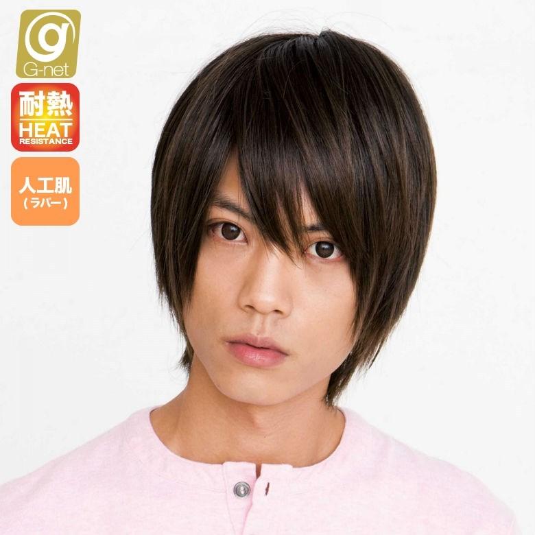 メンズウィッグ ラパンドアールオム J-5775 ストレートショート ロー