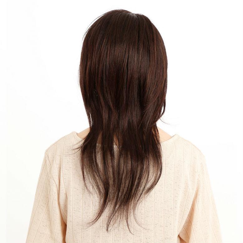 J-5828 ロングクールシャギー ダークピンクブラウン : ウィッグランド