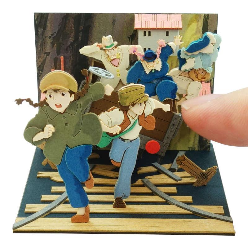スタジオジブリmini 天空の城ラピュタ 逃げるシータとパズー みにちゅ