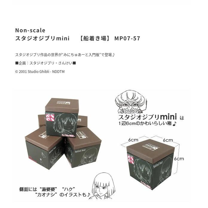 スタジオジブリmini 千と千尋の神隠し 船着き場 みにちゅあーとキット NONスケール 組立キット さんけい ペーパークラフト｜wigland｜09