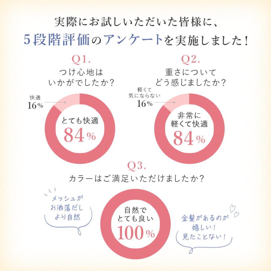 【新色発売】白髪隠し ウィッグ 部分ウィッグ ヘアピース プリシラ ちょびっと白髪隠しウィッグ ロング/スタンダード ST-012 ST-012L |  | 17
