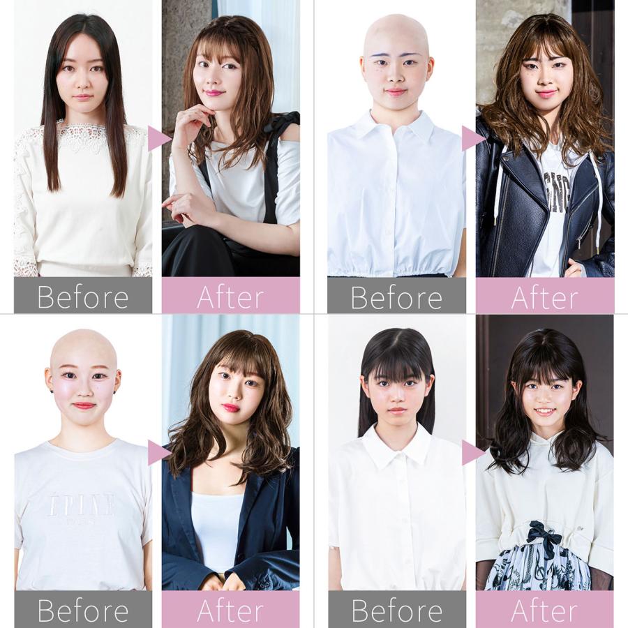 ウィッグ 医療用 小さいサイズ ミディアム セミディ カール ウェーブ 女性用 BO-16 帽子ウィッグ フィット デイジーウェーブミディの画像