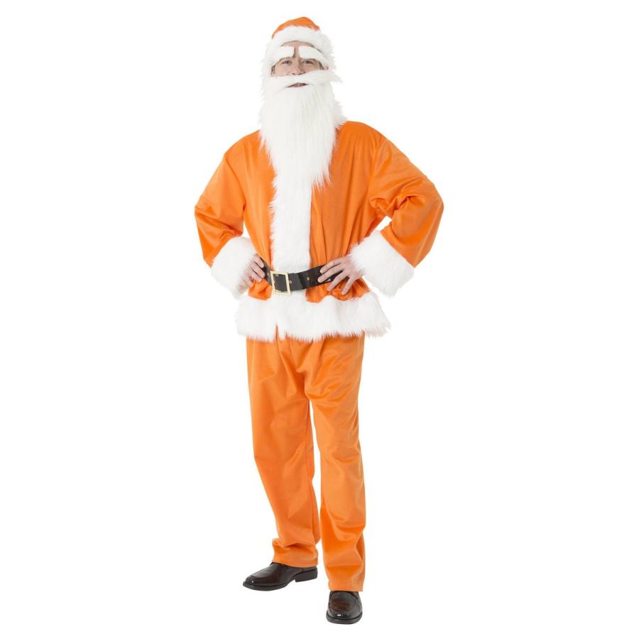 GOGOサンタさん オレンジ メンズ 男性用 サンタクロース Xmas